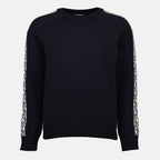 Bild des Dior Oblique navyblauen Pullovers der Marke Dior für Herren - Frühjahr-Sommer 2026 - Vorderansicht