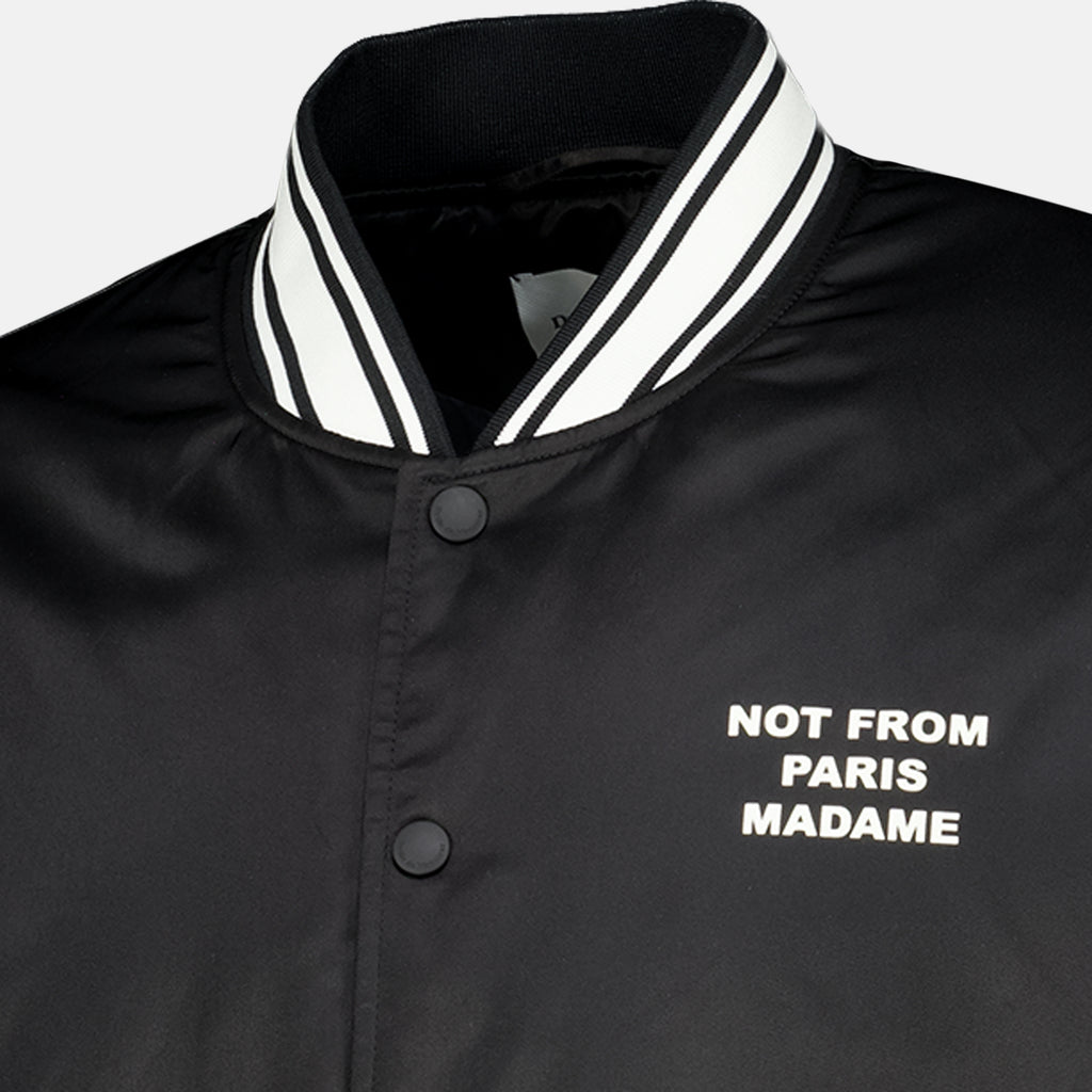 Vestes Bomber Slogan noir Drole De Monsieur Noir Homme