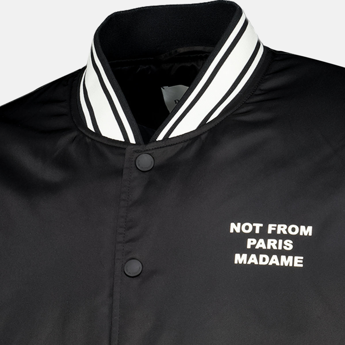 Vestes Bomber Slogan noir Drole De Monsieur Noir Homme