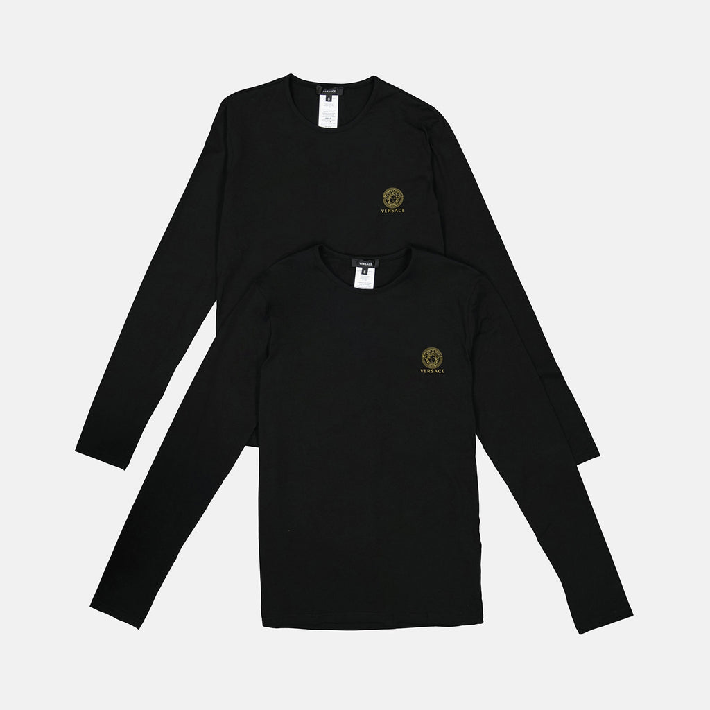 Intimo e homewear Lot de tricots de corps Medusa Versace Nero Homme