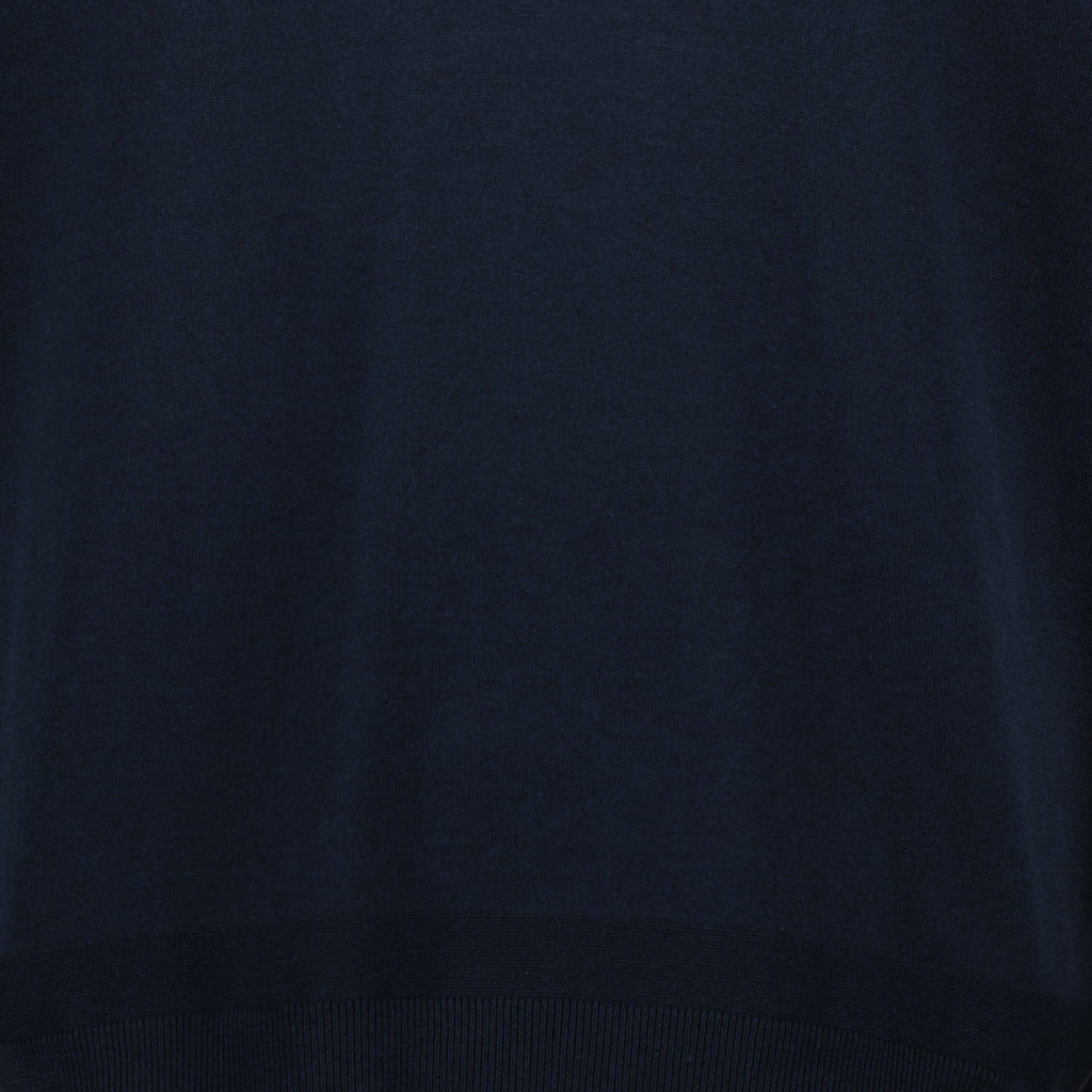 Maille Pull à manches courtes Moncler Bleu foncé Homme