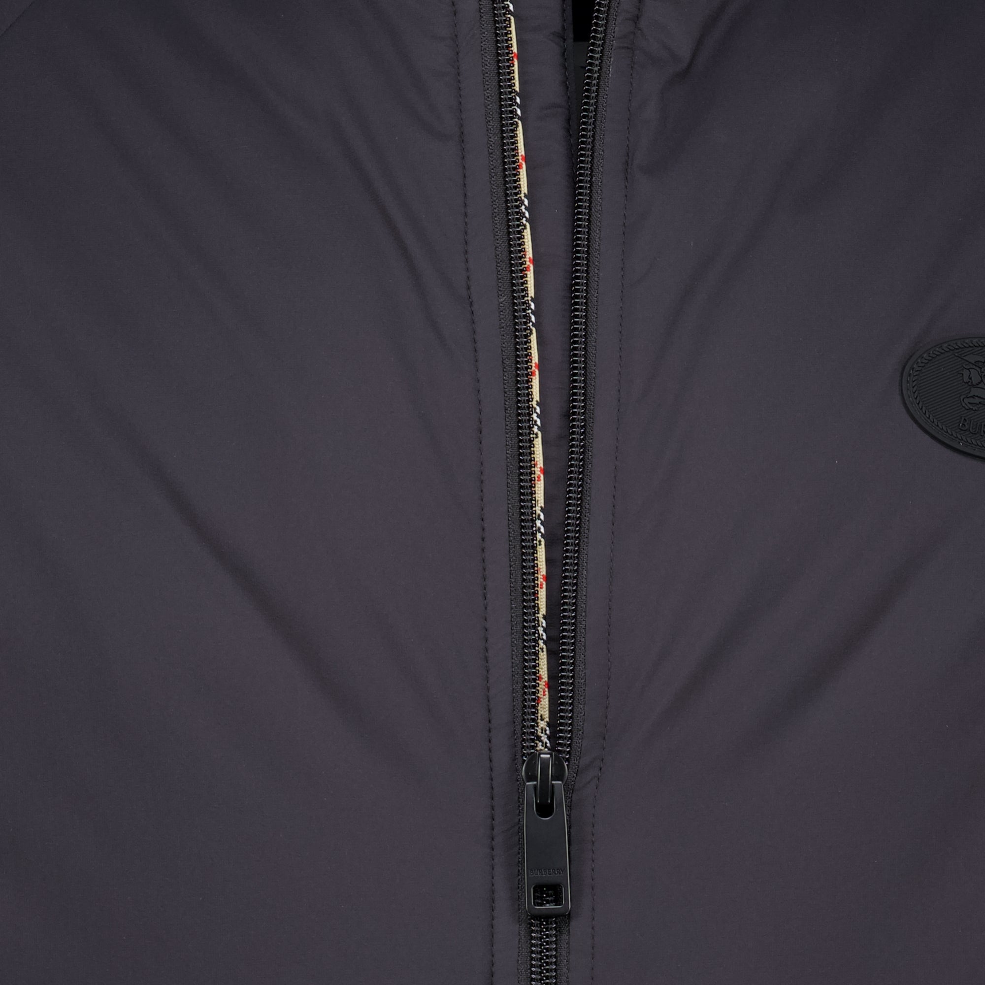 Manteaux Dunwich Black Nylon Jacket Burberry Noir Homme