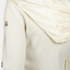 Vestes Veste bi-matière Moncler Blanc Femme