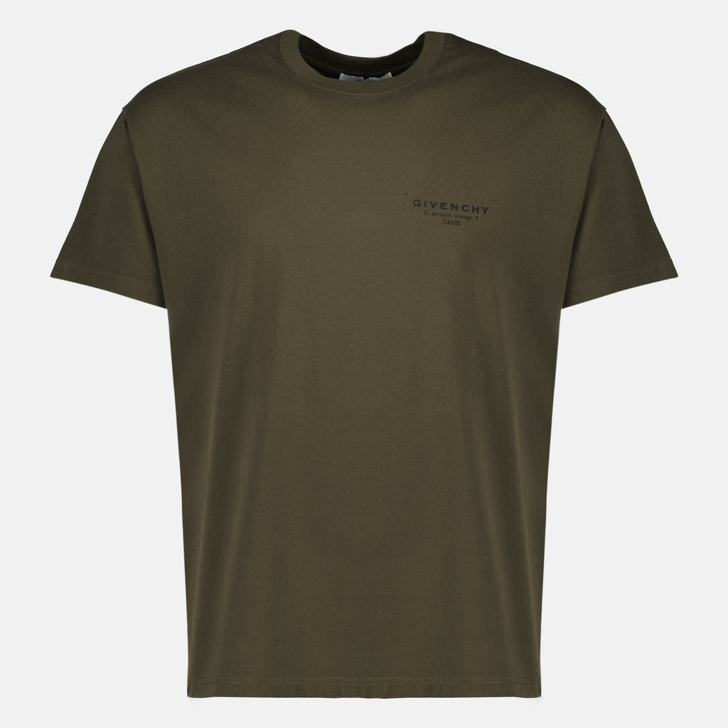 T-shirts T-shirt Signature Givenchy Kaki Homme