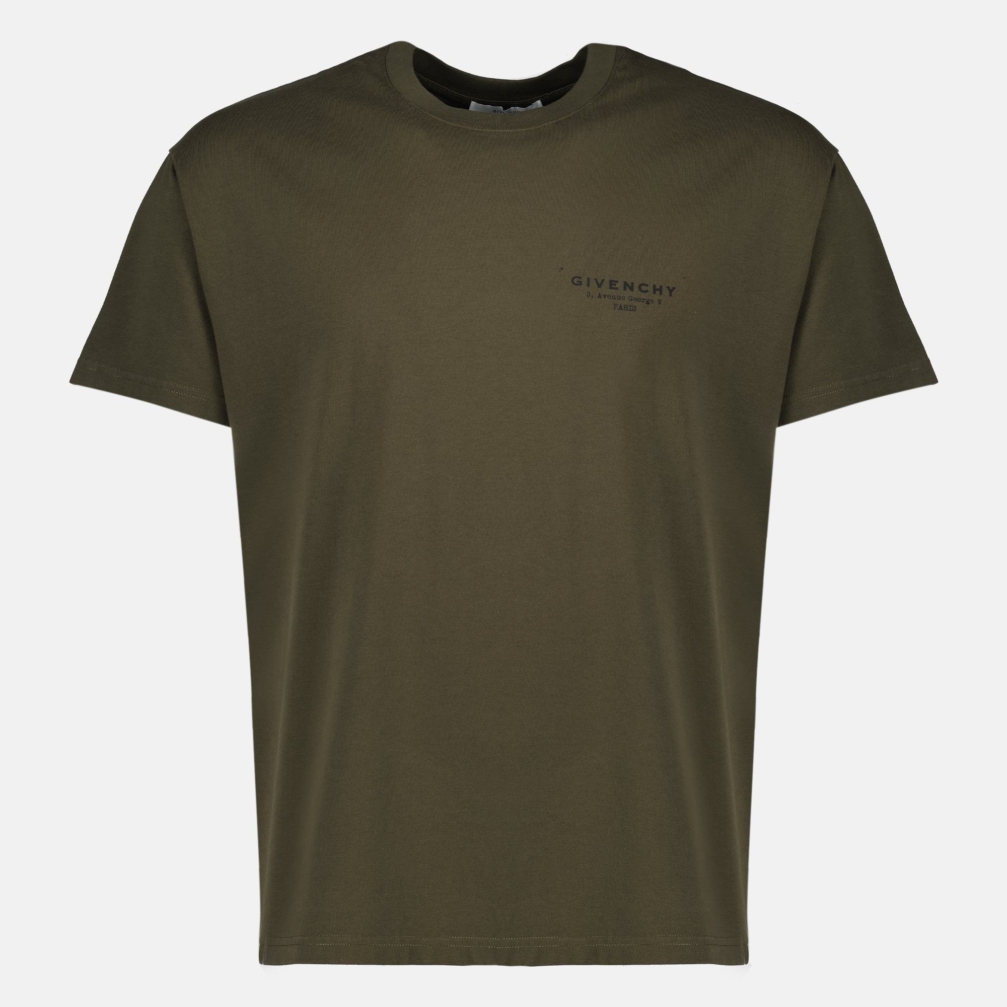 T-shirts T-shirt Signature Givenchy Kaki Homme