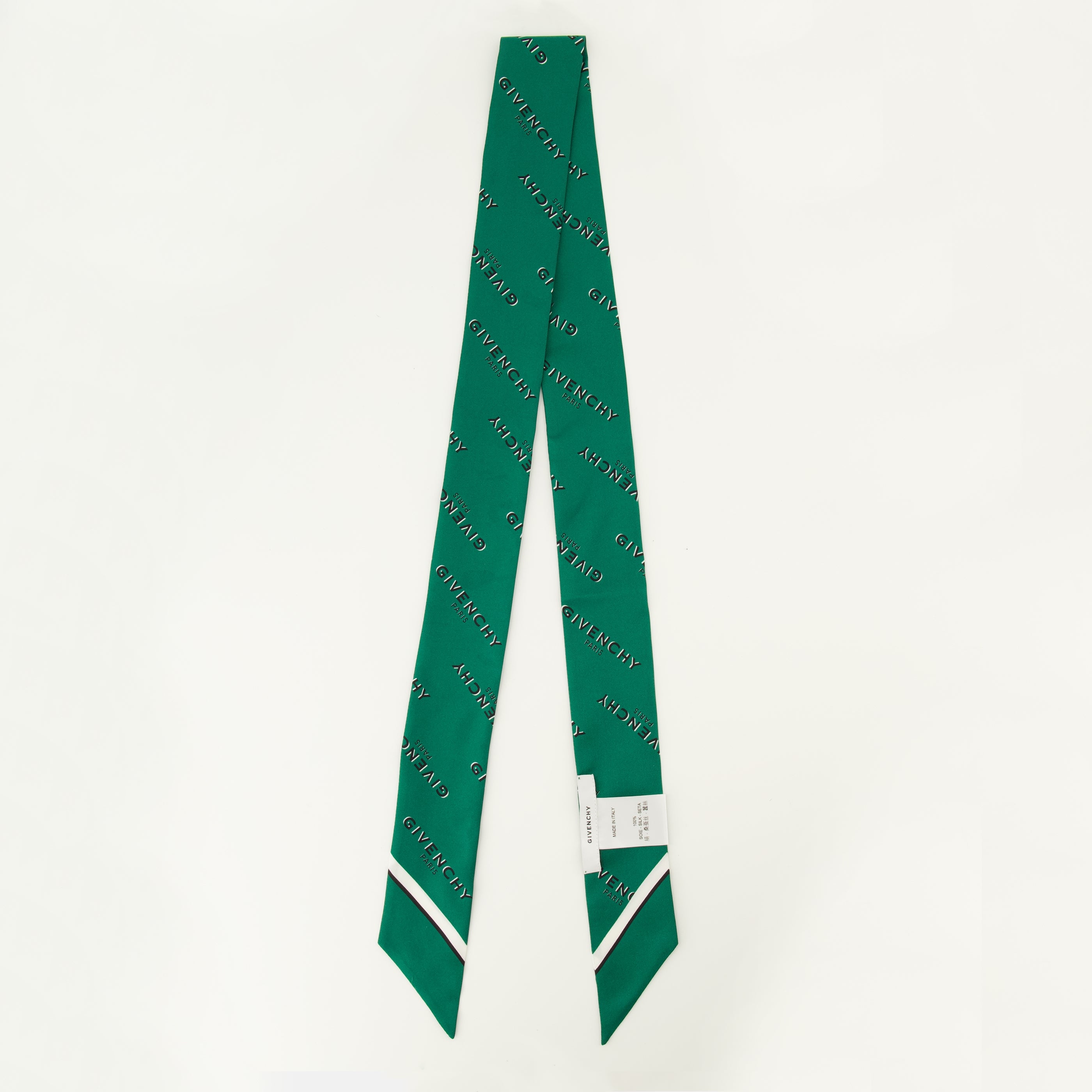 Écharpes, foulards et gants Bandeau en soie Shadow vert Givenchy Vert Femme