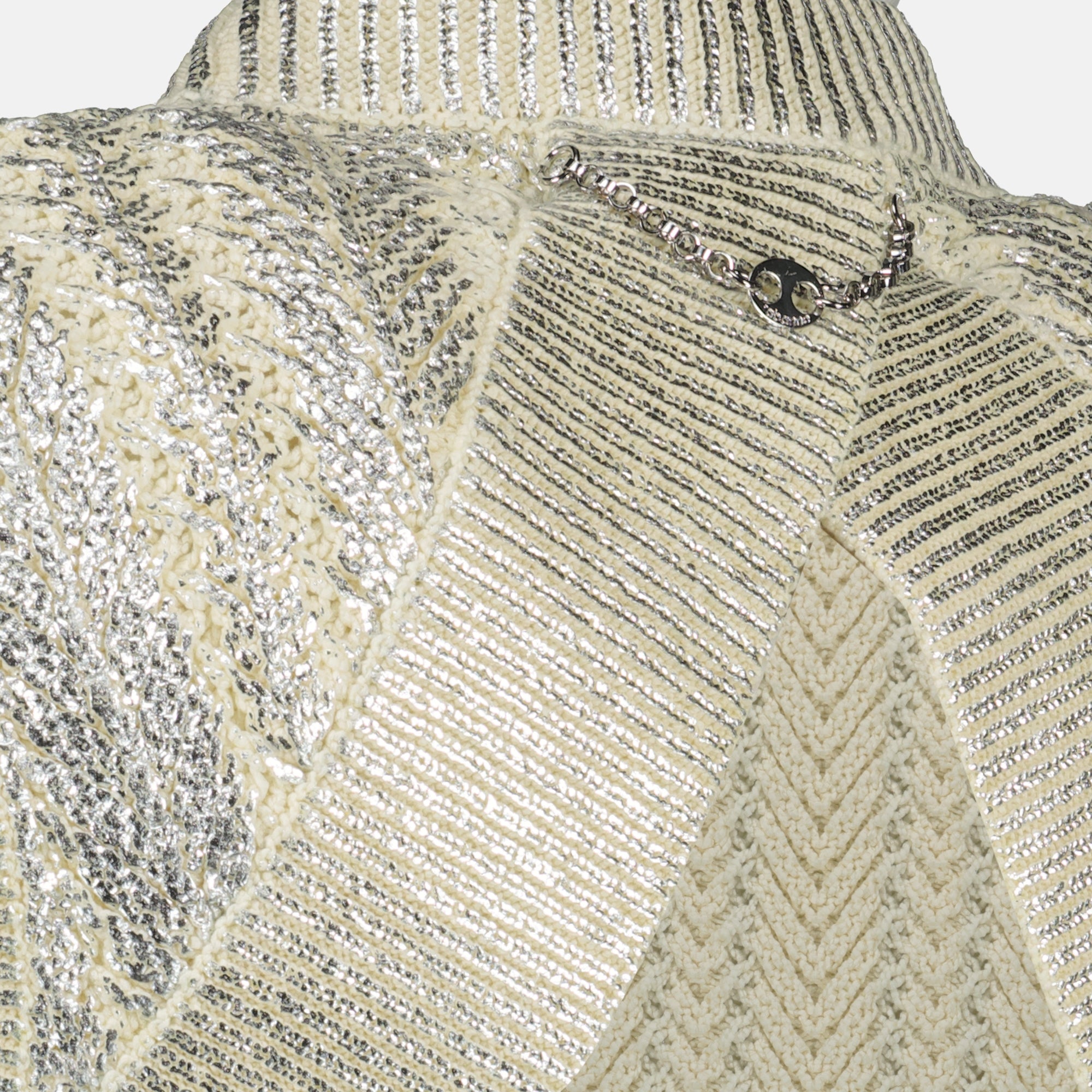 Maille Pull sans maches Rabanne Beige Femme