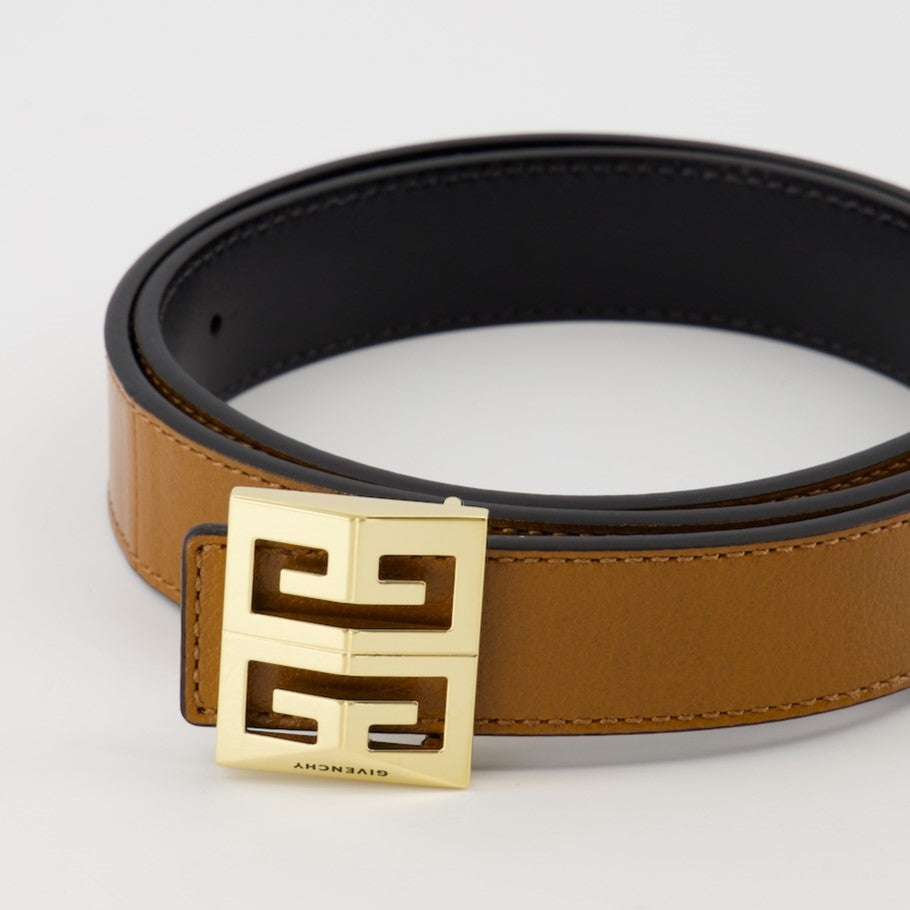 Cintos Ceinture 4G réversible Givenchy Marrom Femme