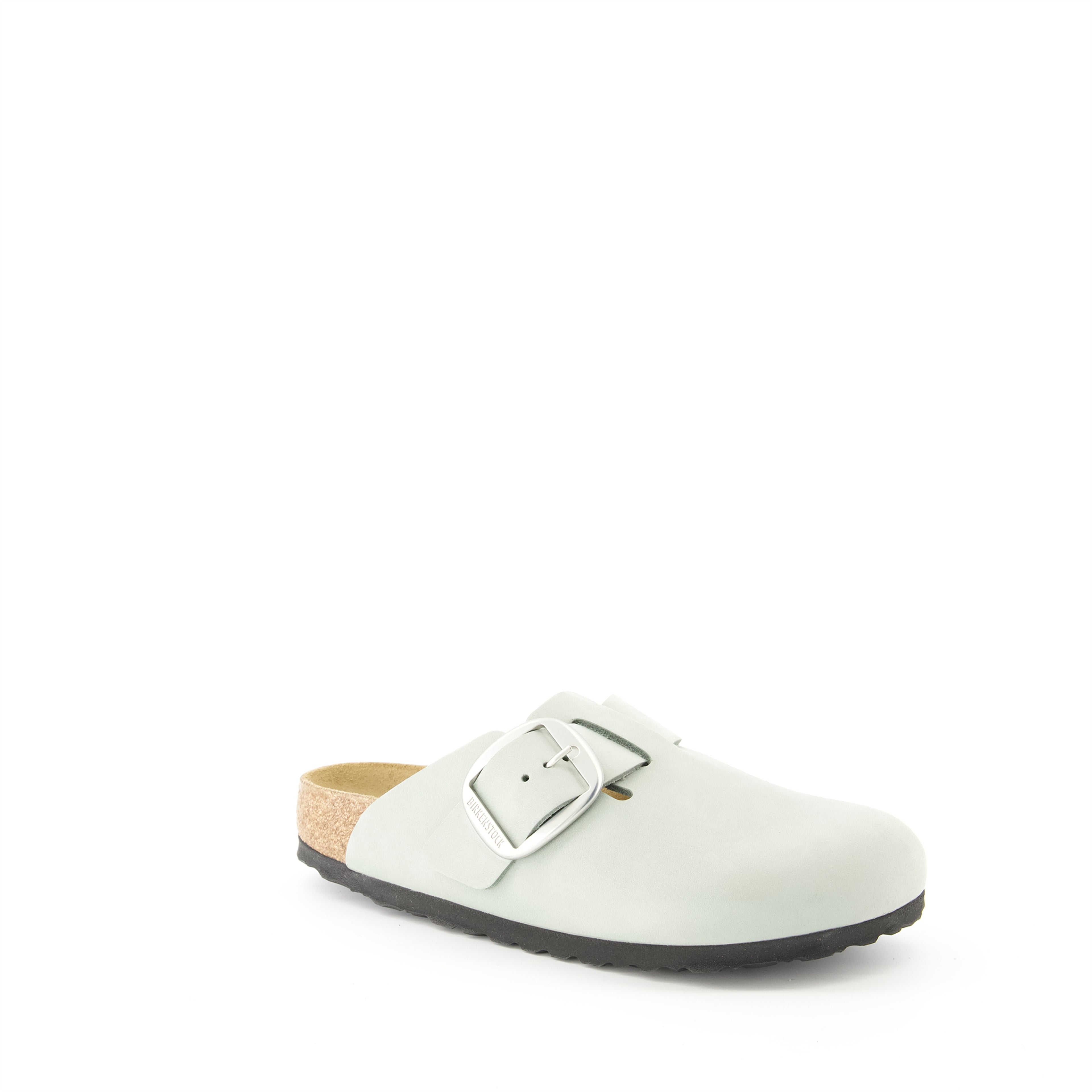 Chaussures ouvertes Mules Boston Birkenstock Gris Femme