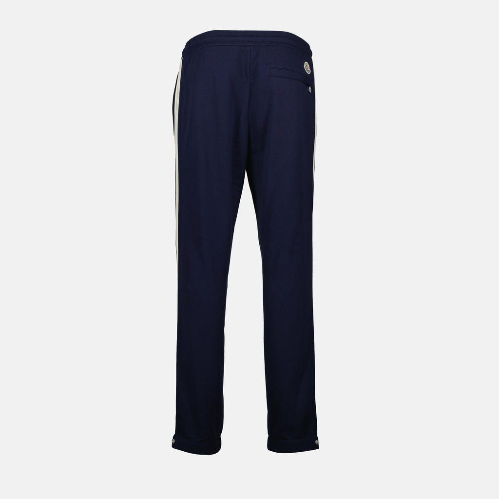 Pantalons Bas de survêtement Moncler Bleu foncé Homme
