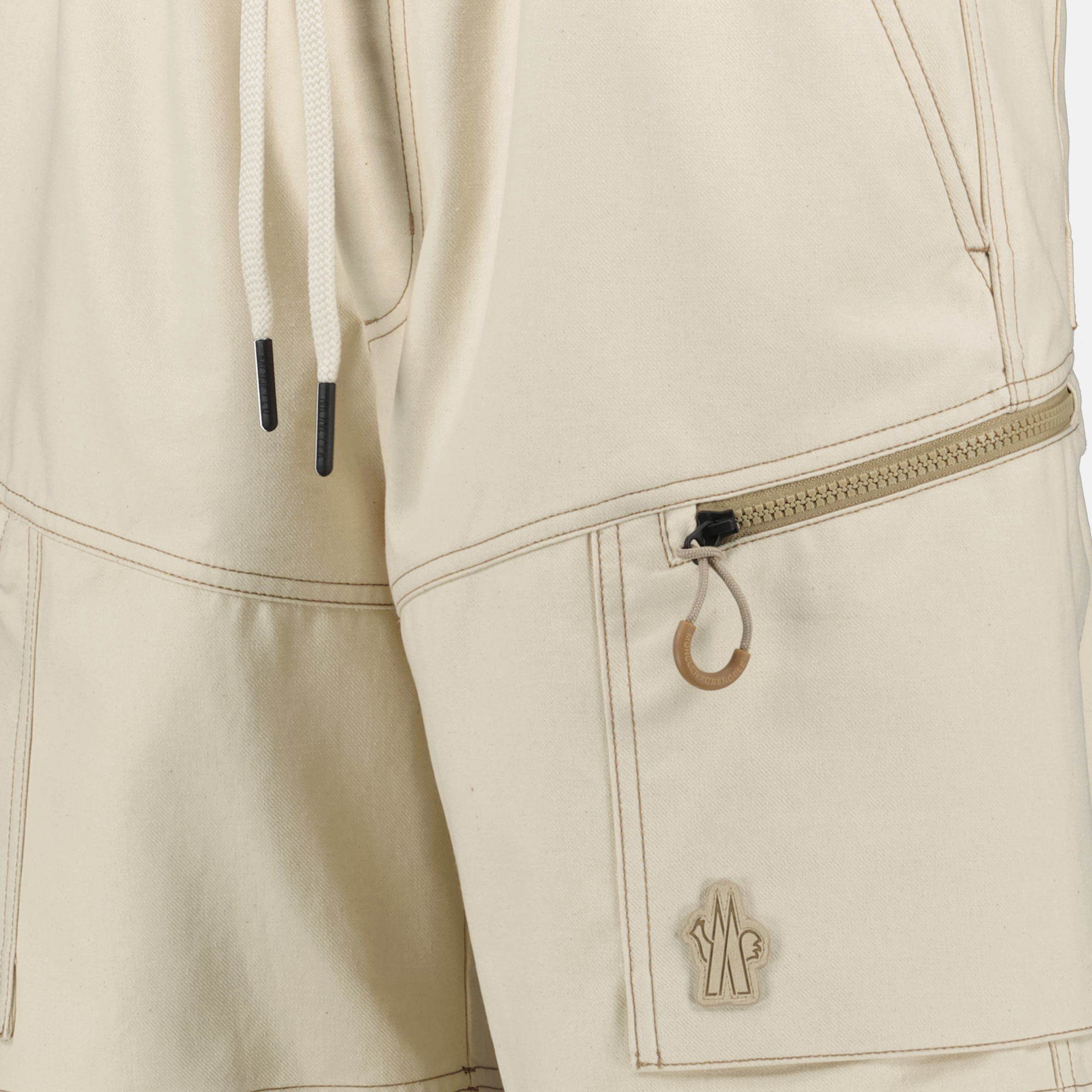 Shorts Short cargo en coton Moncler Grenoble Beige Homme