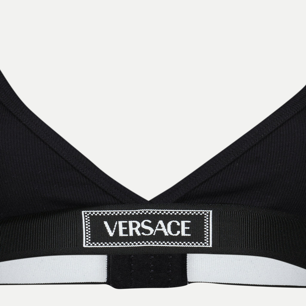 Sous-vêtements et homewear Brassière 90'S Vintage Logo Versace Noir Femme