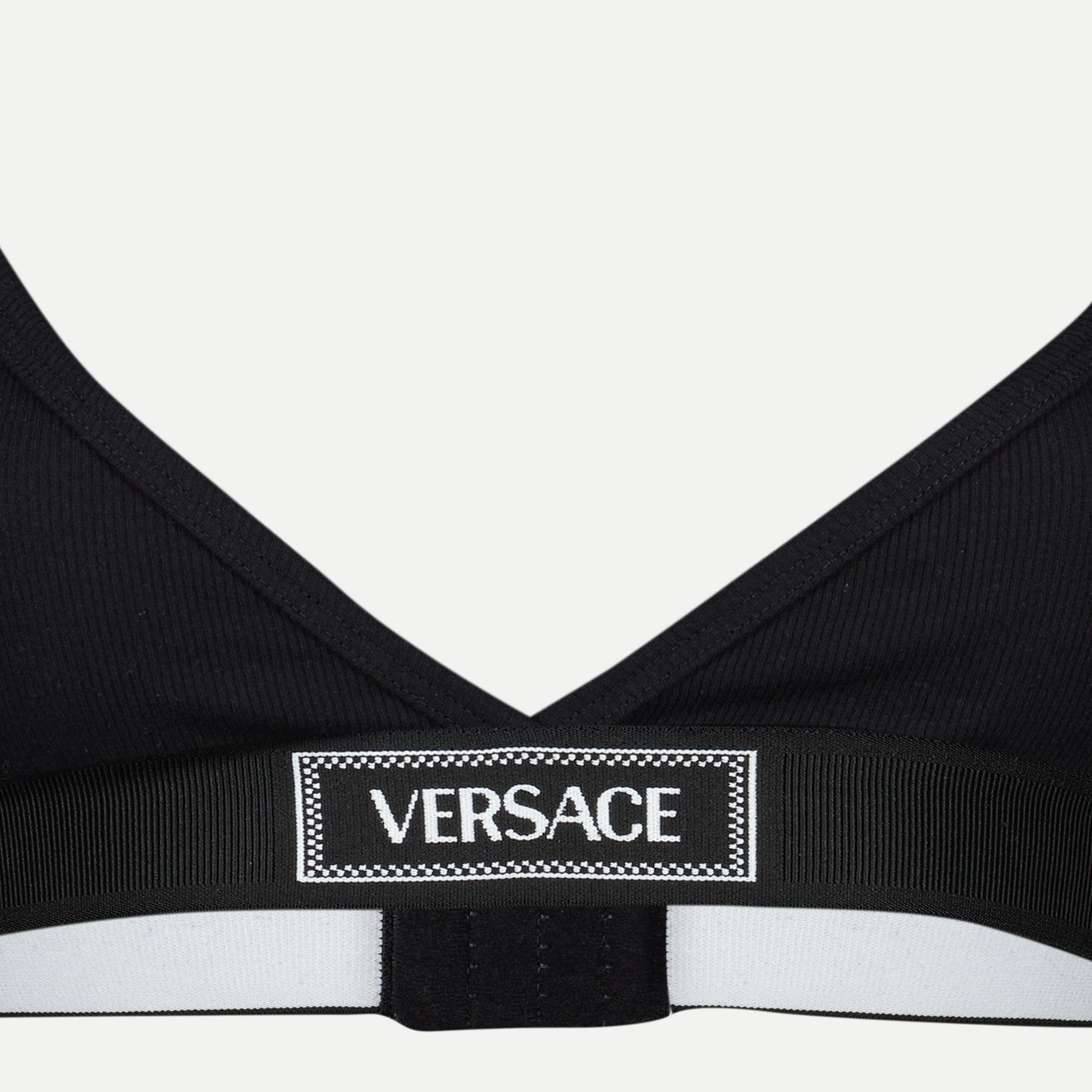 Sous-vêtements et homewear Brassière 90'S Vintage Logo Versace Noir Femme