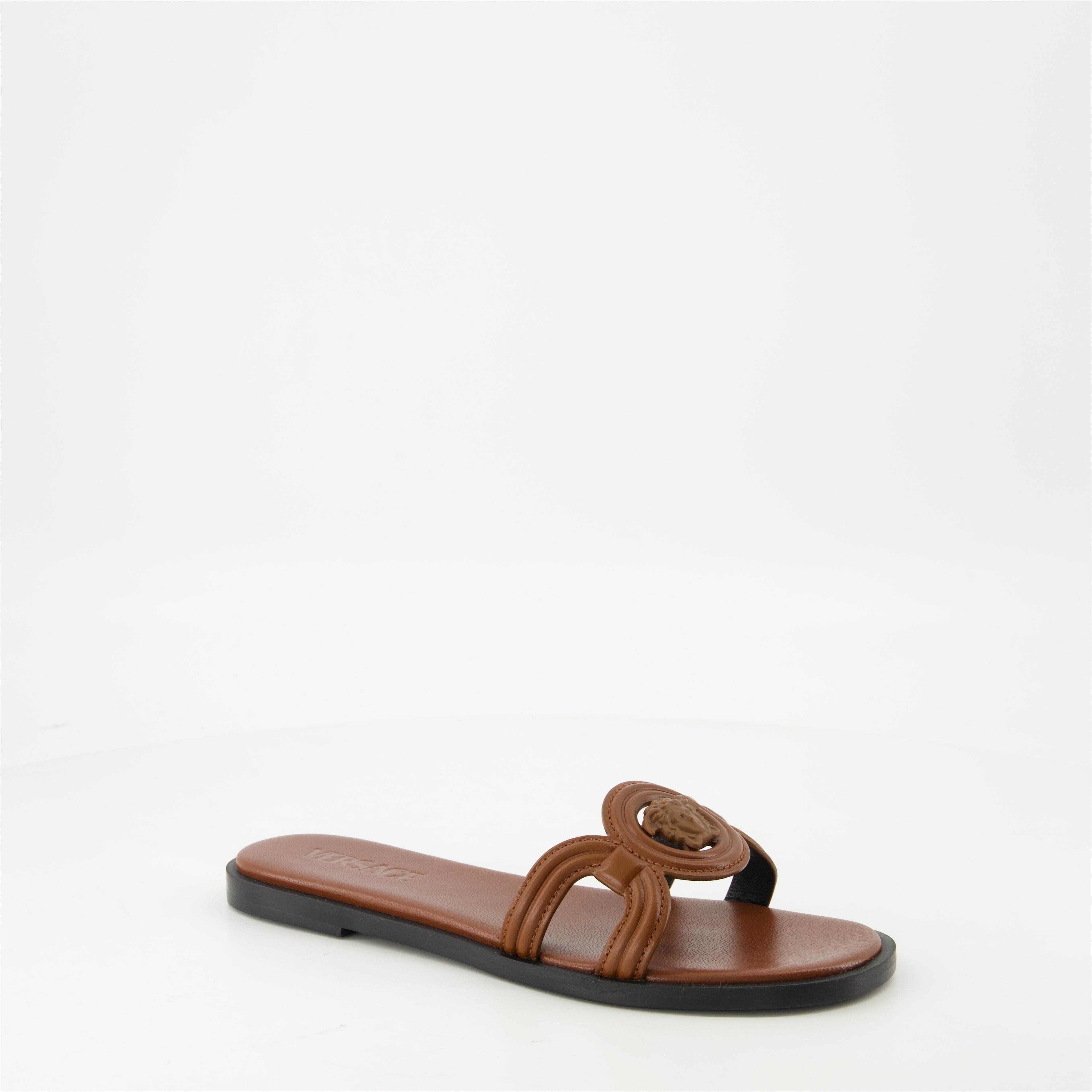 Chaussures ouvertes Sandales Medusa '95 Versace Marron Femme