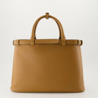 ハンドバッグ・ショルダーバッグ プラダ バックルバッグ Prada 茶色 Femme