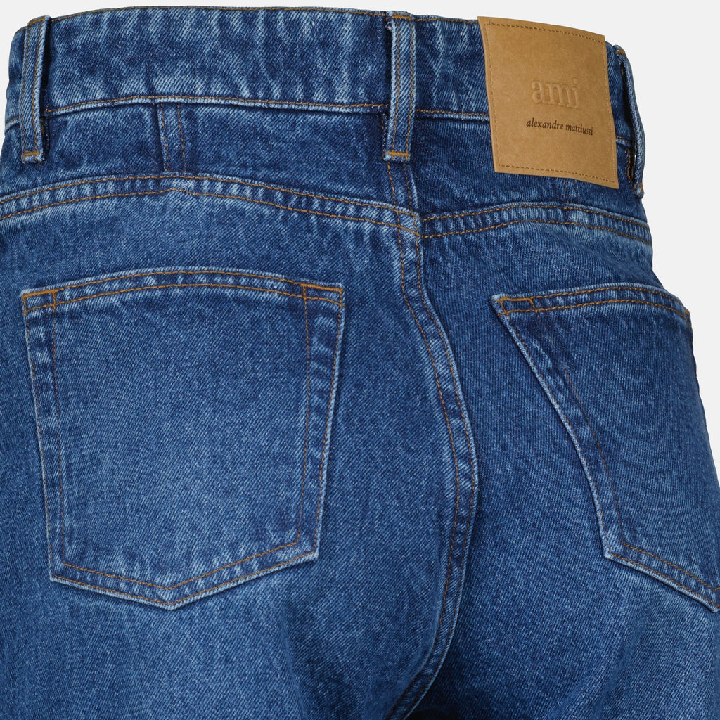 Pantalons Jean flare Ami PARIS Bleu Femme