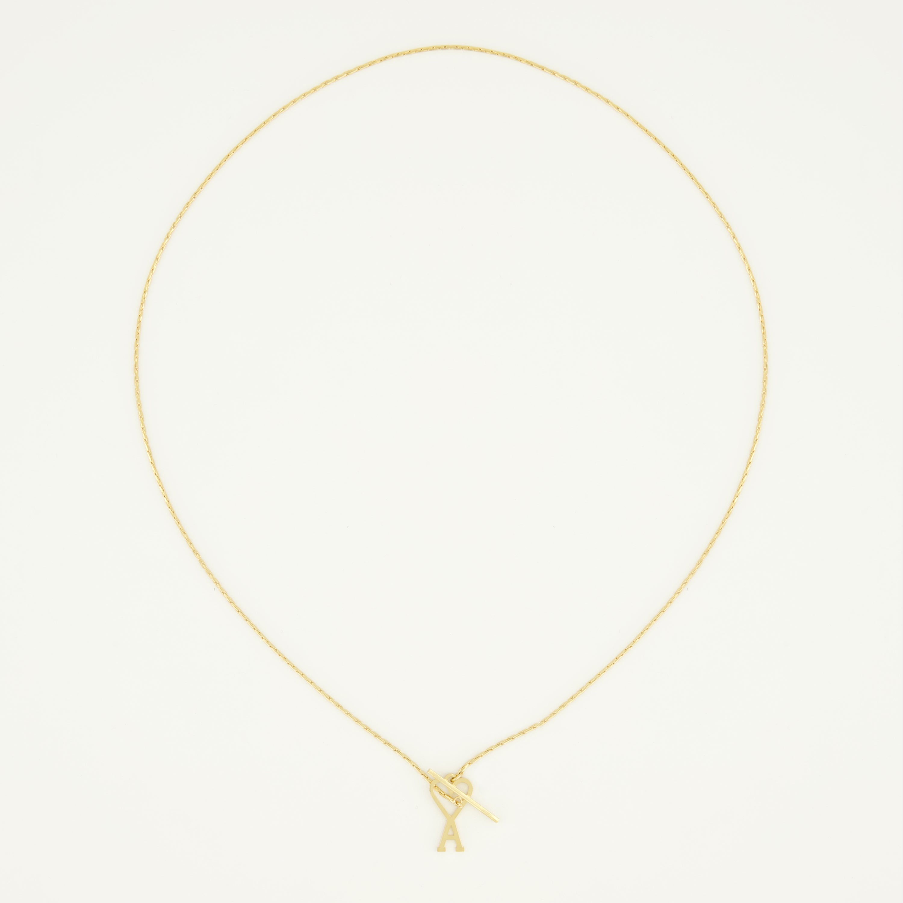 Image de l'article Collier AMI de coeur doré de la marque Ami PARIS pour Unisex - Saison Printemps-Été 2026 - Vue de Dos