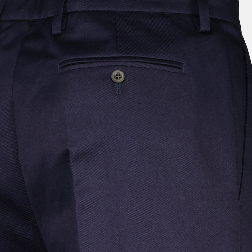 Pantalons Pantaloni Chino Blu Marino Prada Bleu foncé Femme