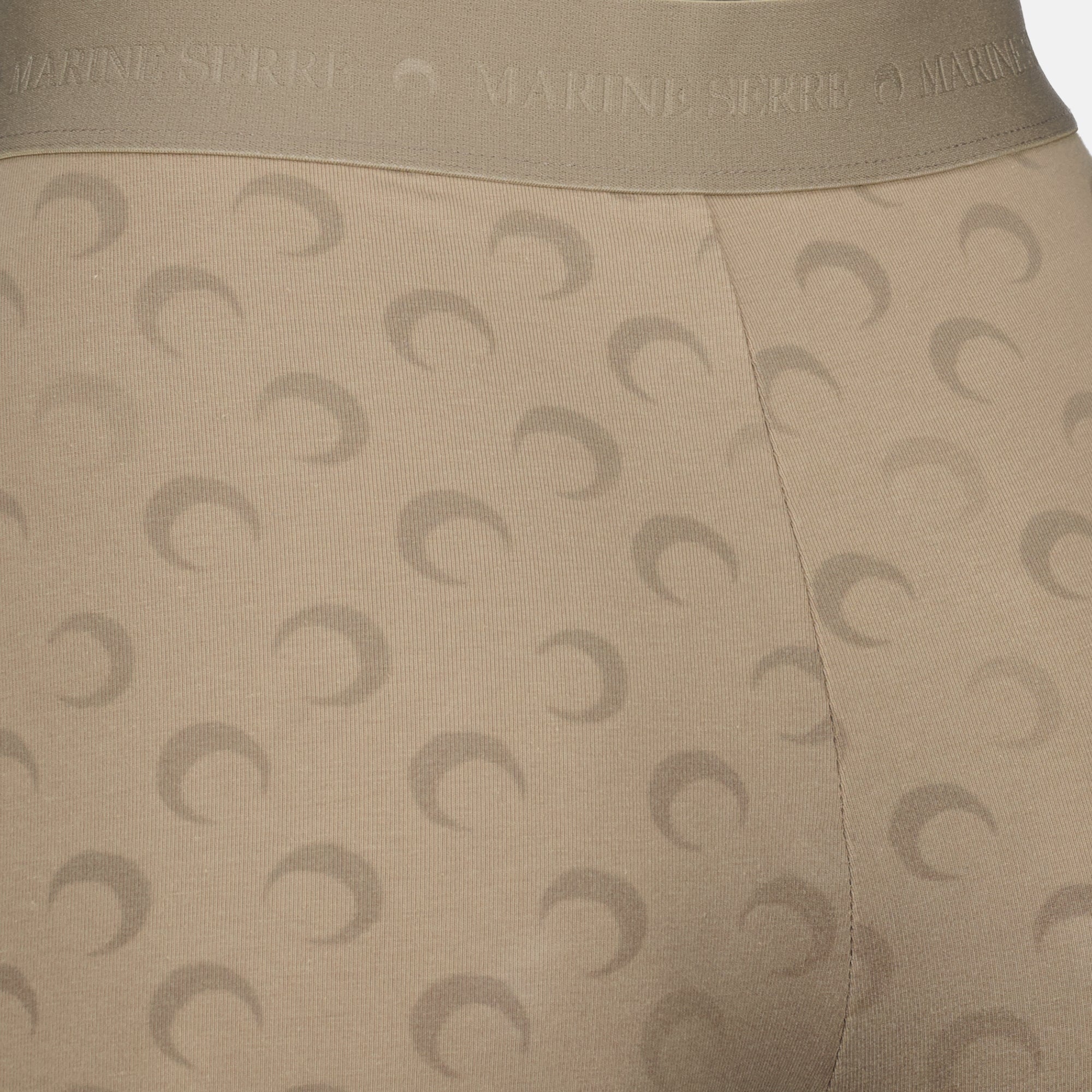 Shorts Moon Cycling Shorts en Jersey Marrón Marine Serre Marron Femme