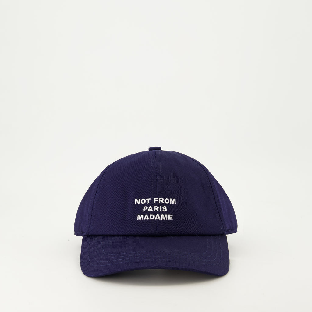 Hats, caps and beanies Slogan Cap Drole De Monsieur Dark blue Homme