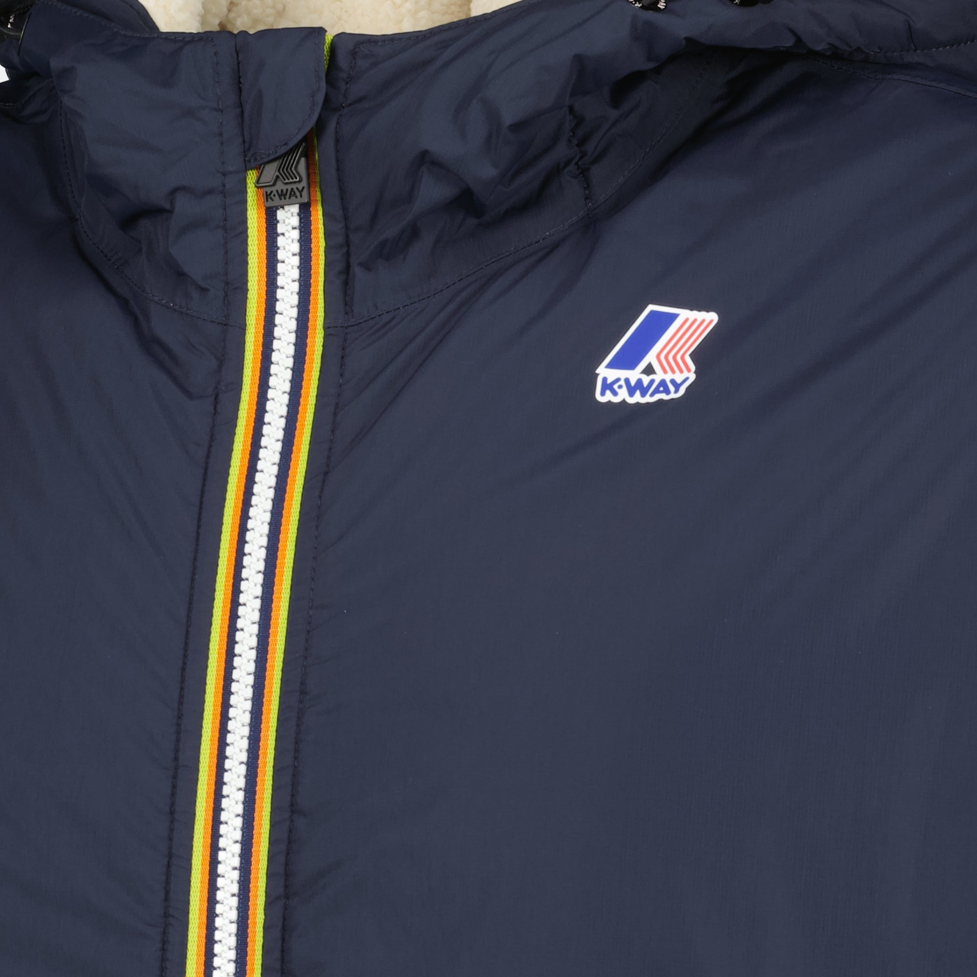 Image of the K-Way Le Vrai 4.0 Eiffel Orsetto parka for Unisex - Autumn-Winter 2025 Season - Detailed View_1