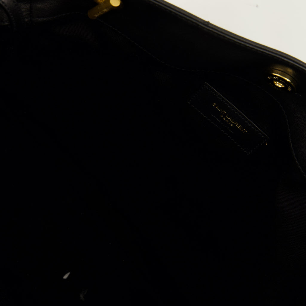 Sacs à main et épaule Bolsa de Compras em Couro Preto Jamie Saint Laurent Noir Femme