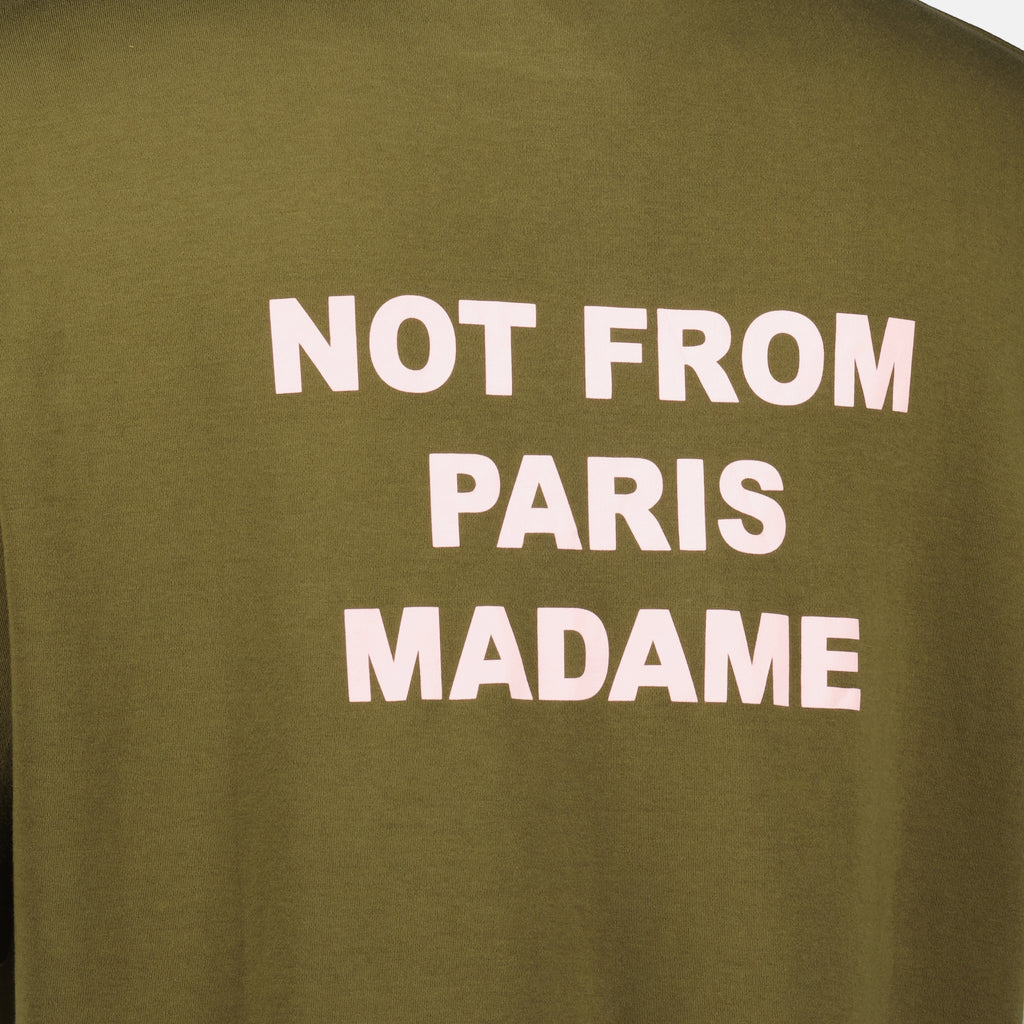 Bild des Drole De Monsieur Marke Khaki Slogan T-Shirts für Männer - Herbst-Winter 2025 - Detaillierte Ansicht_2