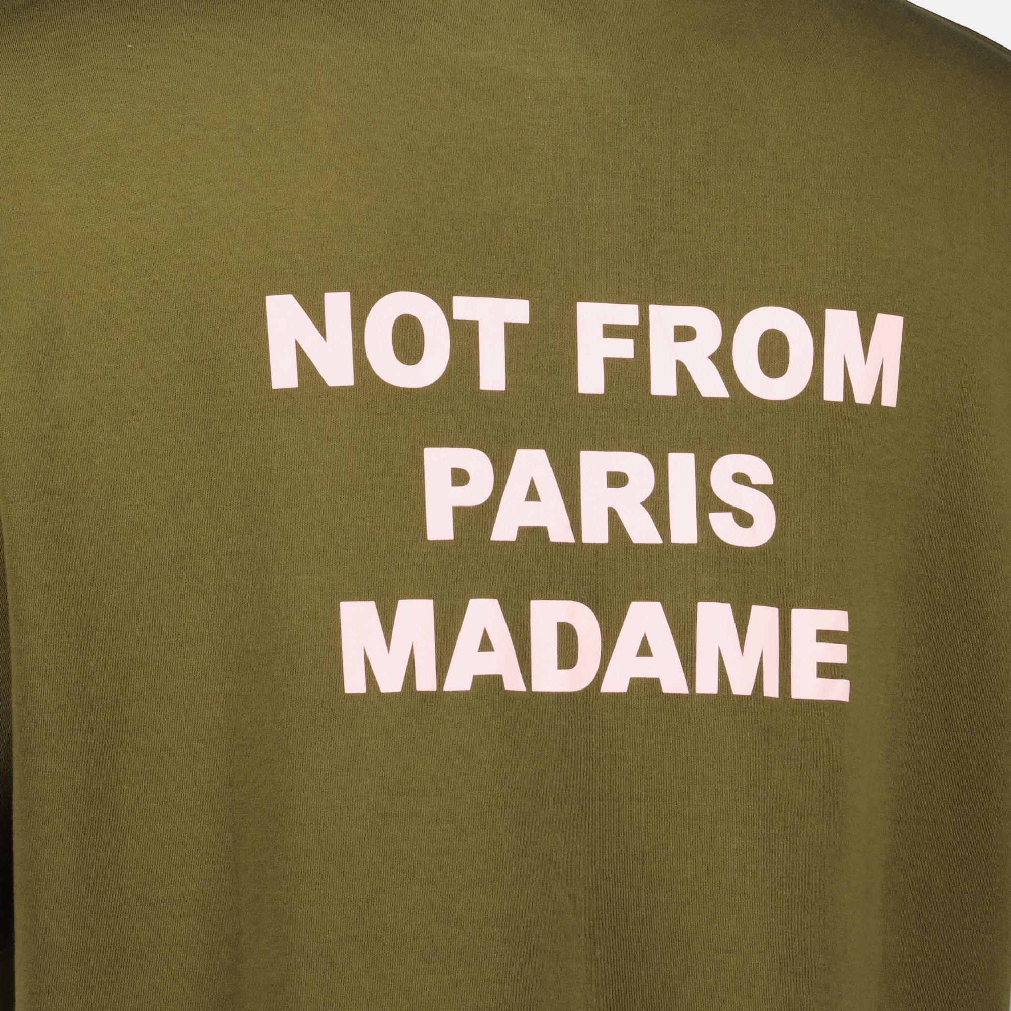 Bild des Drole De Monsieur Marke Khaki Slogan T-Shirts für Männer - Herbst-Winter 2025 - Detaillierte Ansicht_2