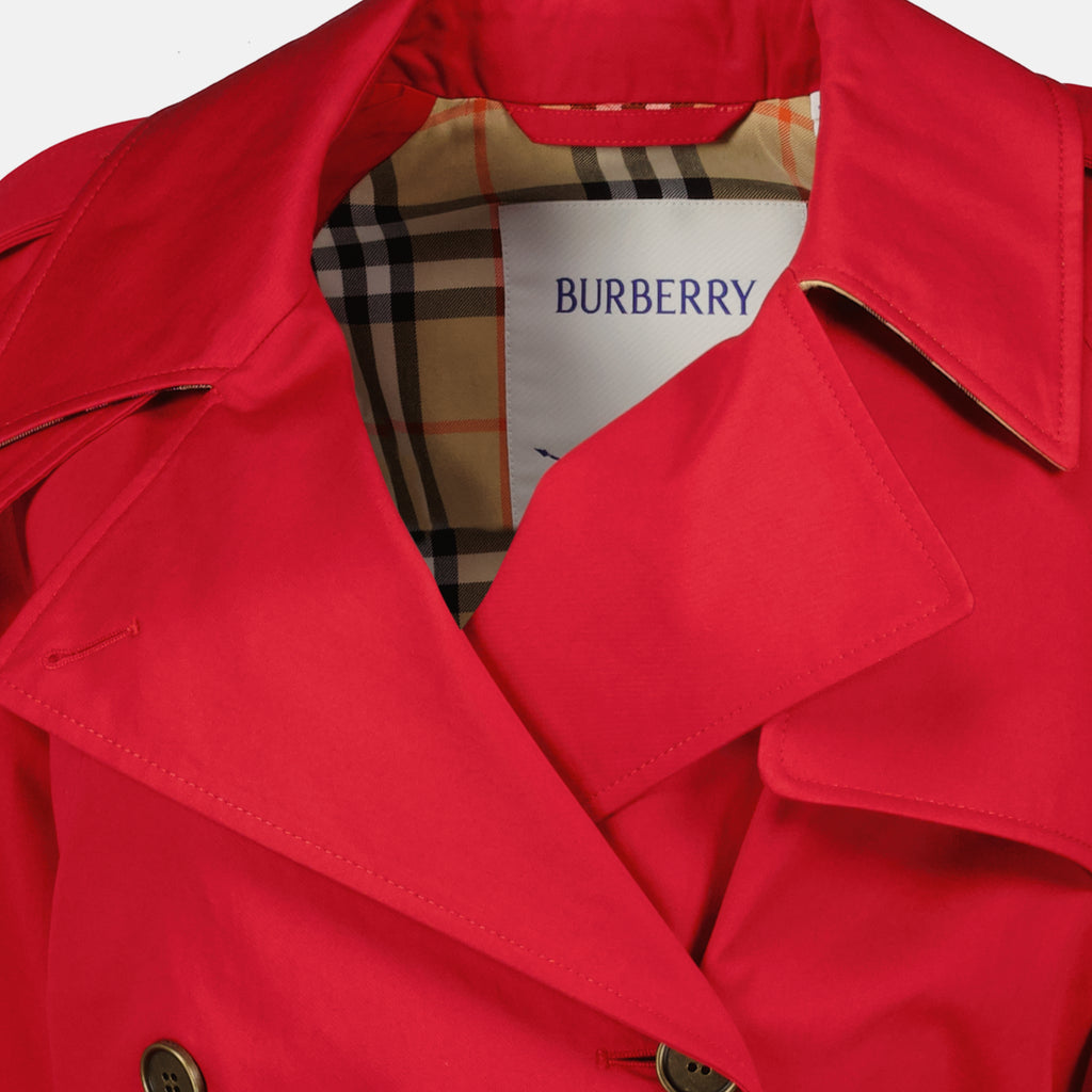 コート キャッスルフォードトレンチ Burberry 赤 Femme