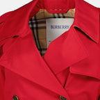 コート キャッスルフォードトレンチ Burberry 赤 Femme
