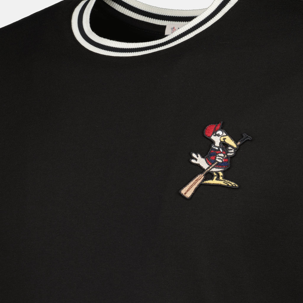 Image de l'article T-shirt MonDuck noir de la marque Moncler pour Homme - Saison Printemps-Été 2026 - Vue détaillée_1