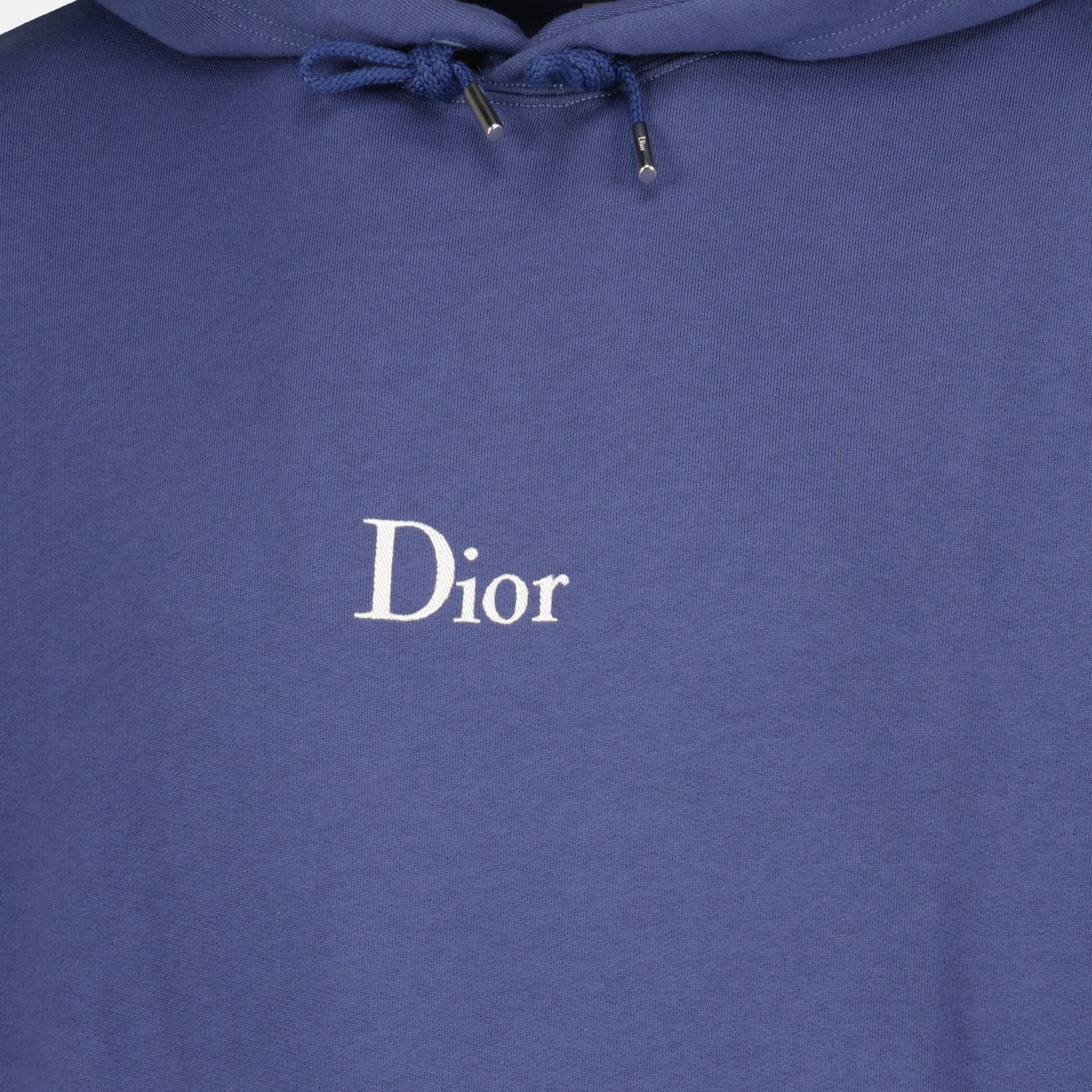 Sweatshirts Sweat à capuche brodé bleu marine Dior Bleu foncé Homme