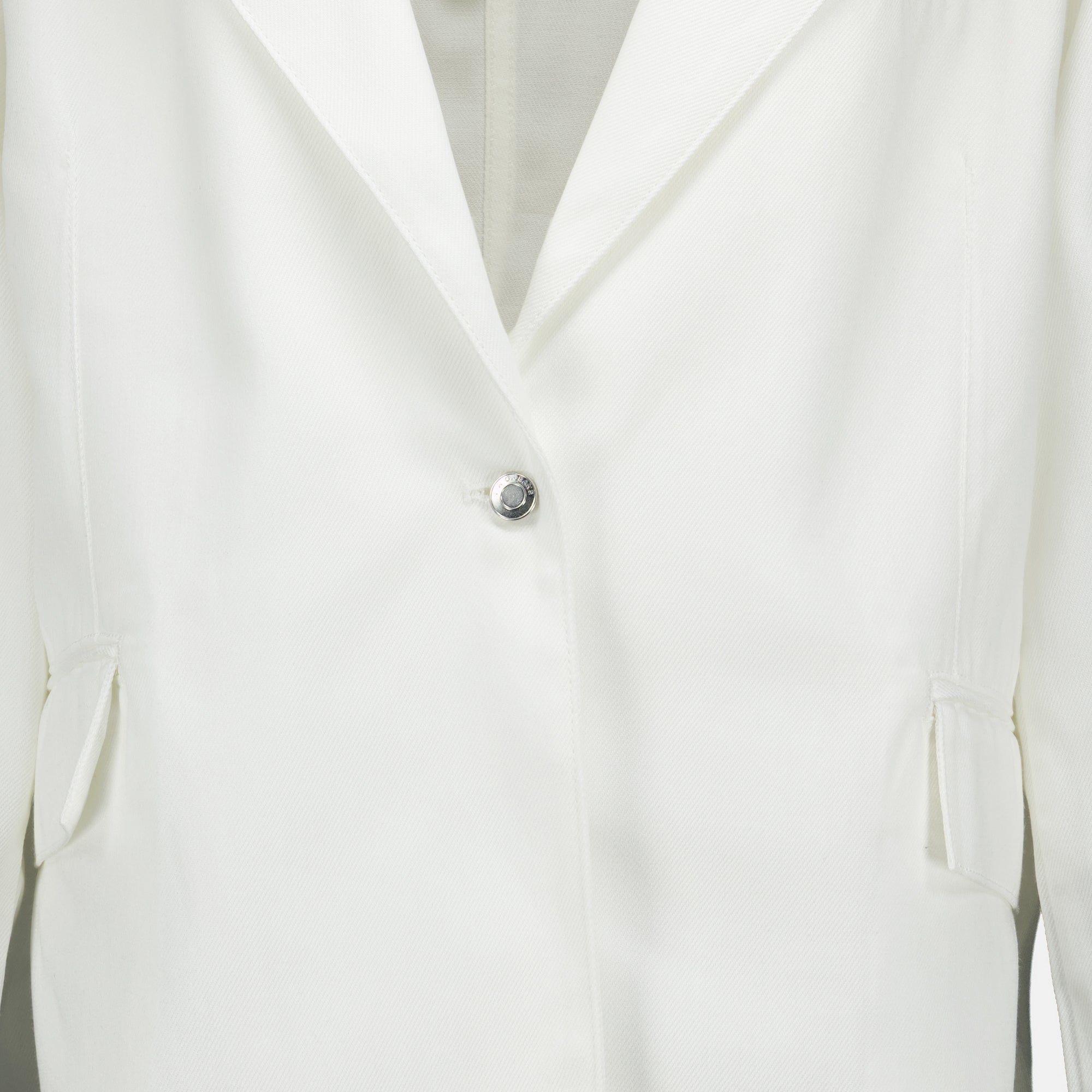 Vestes Veste de tailleur en denim satiné blanc Iro Blanc Femme