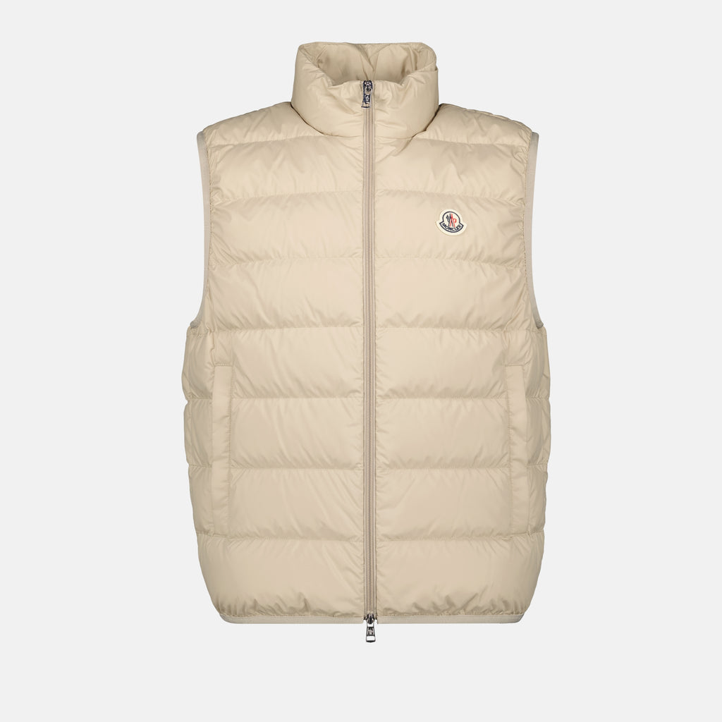 Vestes Doudoune sans manches Contrin Moncler Beige Homme