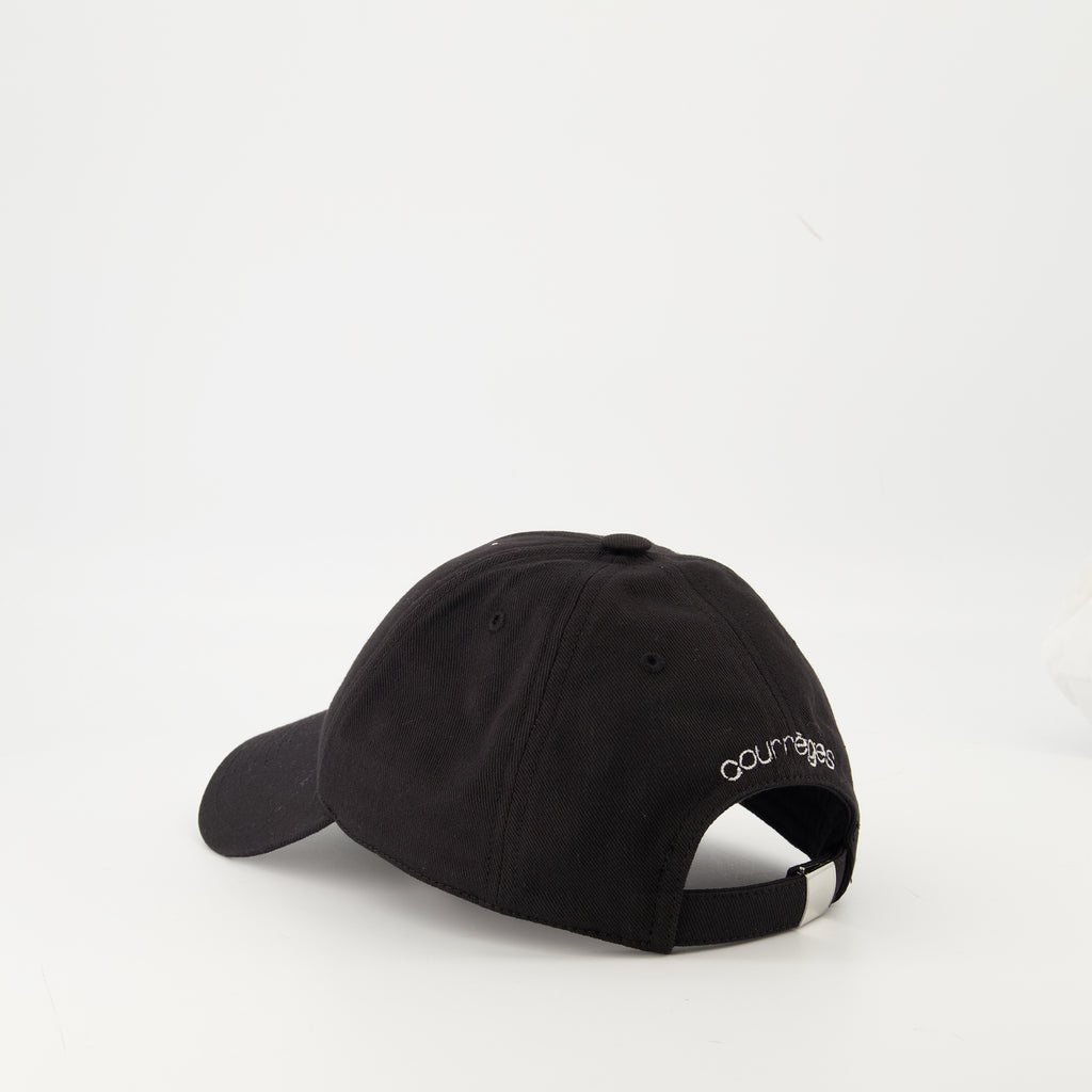 Imagem do boné bordado da marca Courrèges para Unisex - Temporada Outono-Inverno 2025 - Vista Detalhada_2