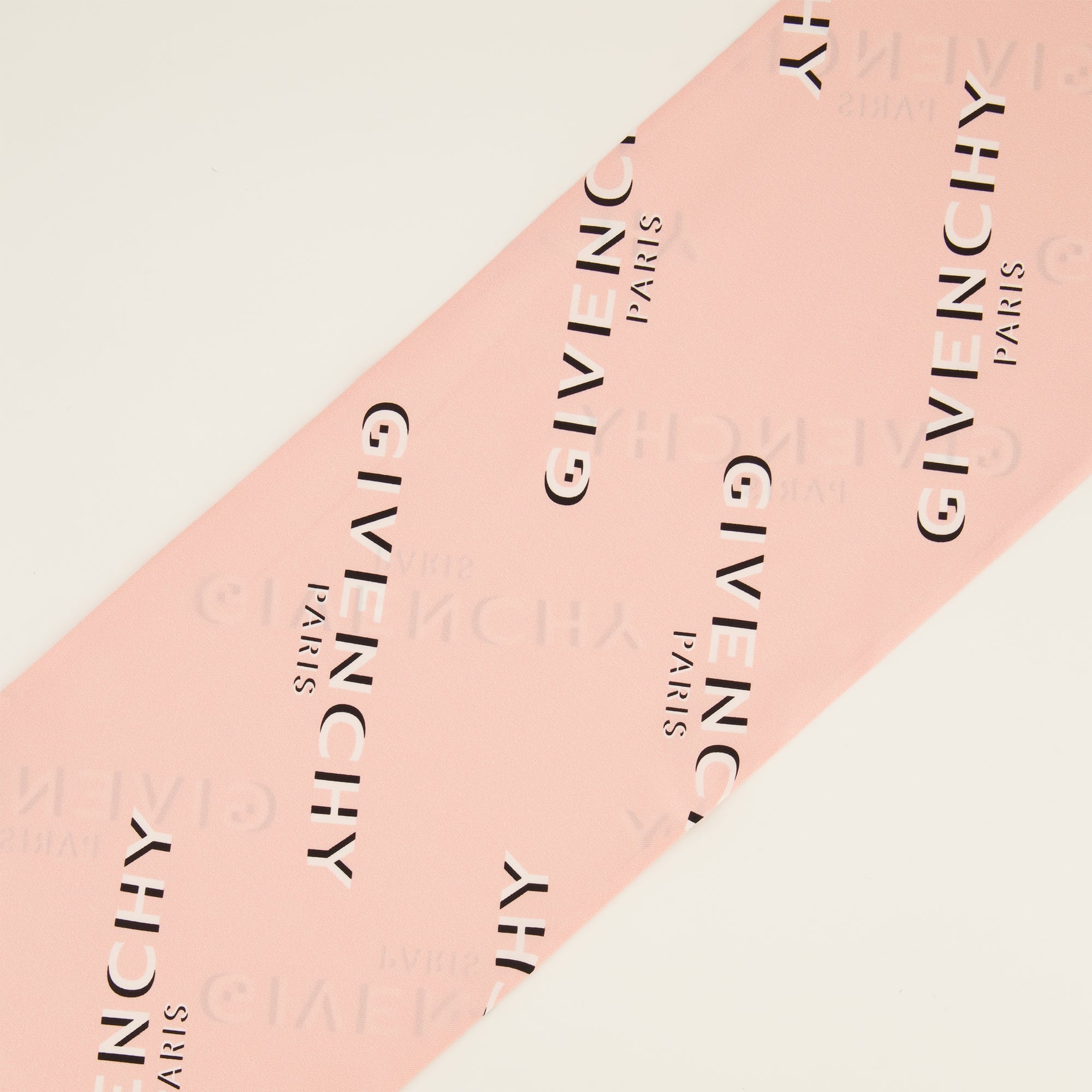 Écharpes, foulards et gants Maxi bandeau en soie Shadow rose clair Givenchy Rose Femme