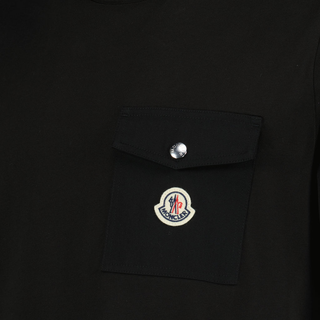 T-shirts T-shirt logo avec poche Moncler Noir Homme