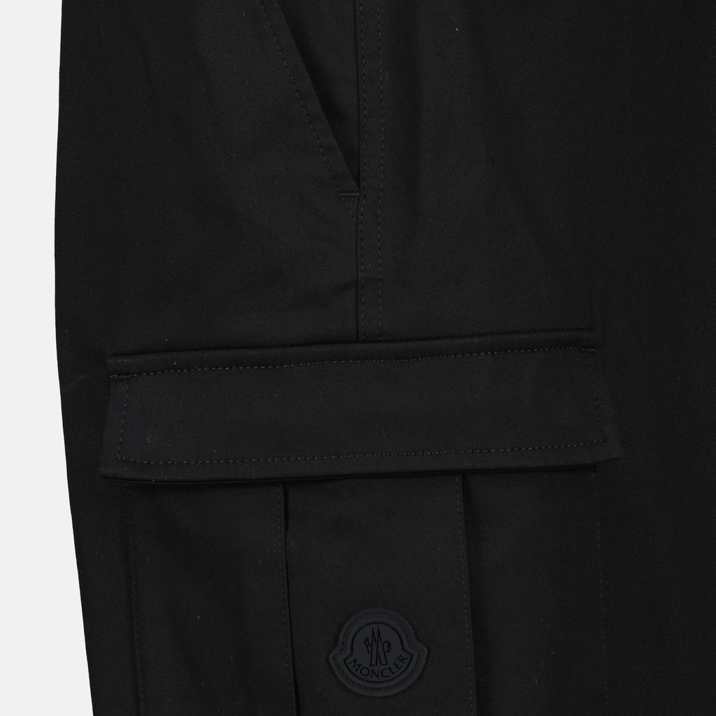Pantalons Pantalon cargo Moncler Noir Homme