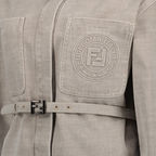 Jaquetas Jaqueta Go-To Fendi Cinza Femme