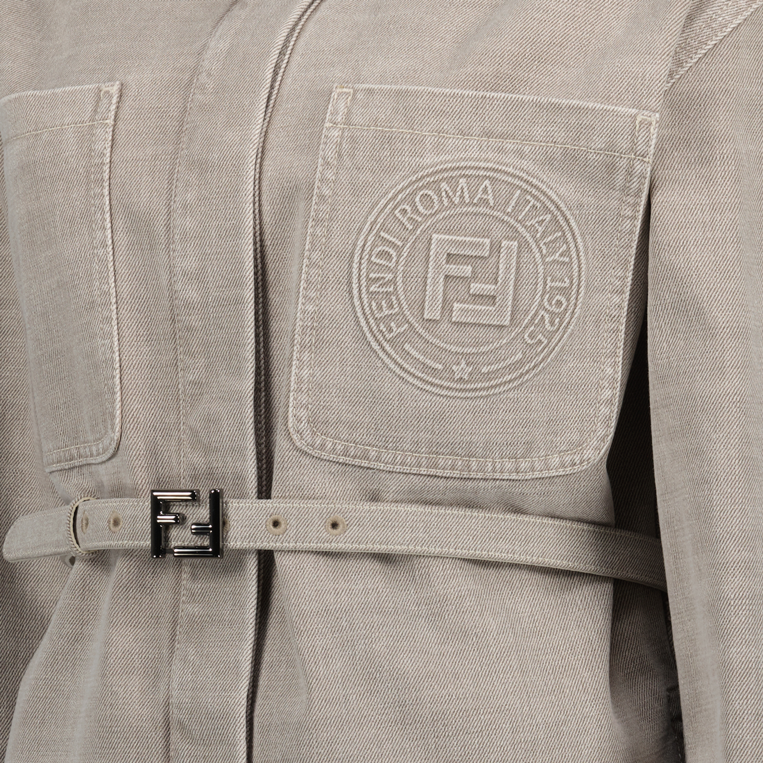 Jaquetas Jaqueta Go-To Fendi Cinza Femme