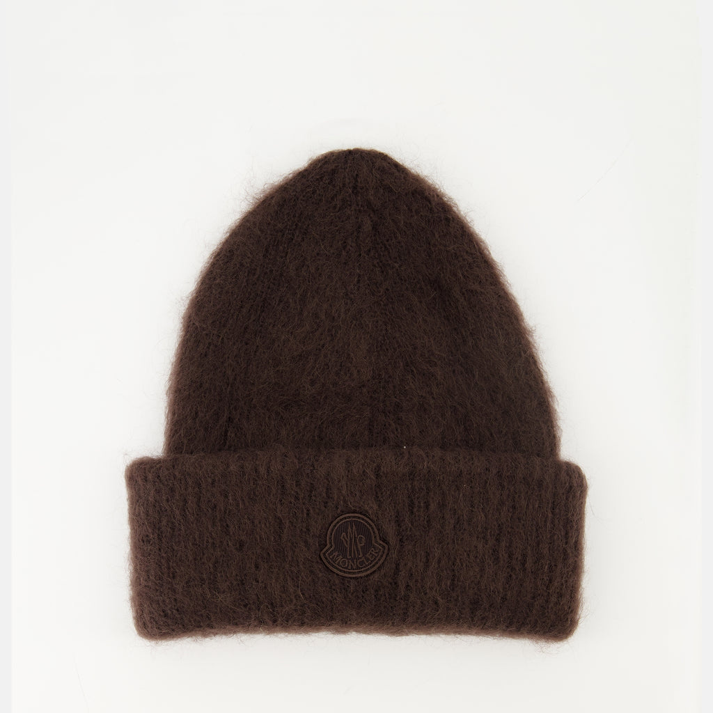 Chapeaux, casquettes et bonnets Gorro de lana y mohair Moncler Marron Femme