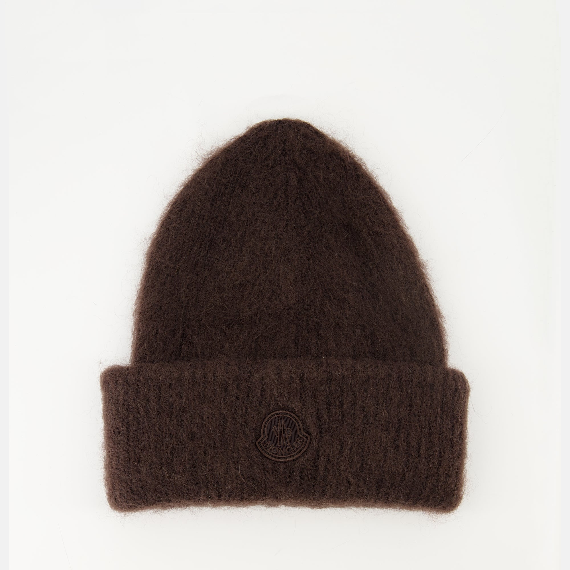 Chapeaux, casquettes et bonnets Wool and Mohair Beanie Moncler Marron Femme