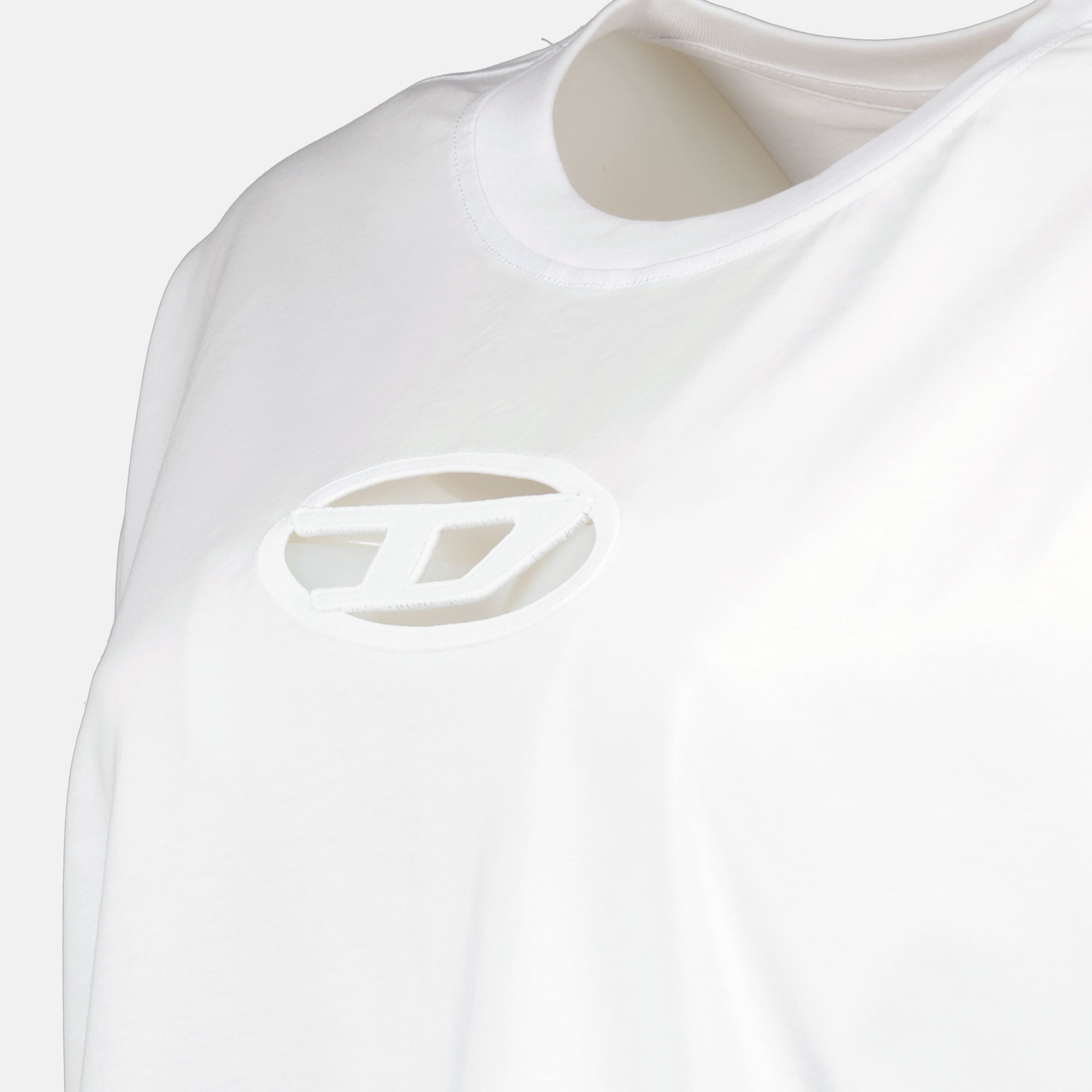 T-shirts T-shirt crop T-Buxt Diesel Blanc Femme