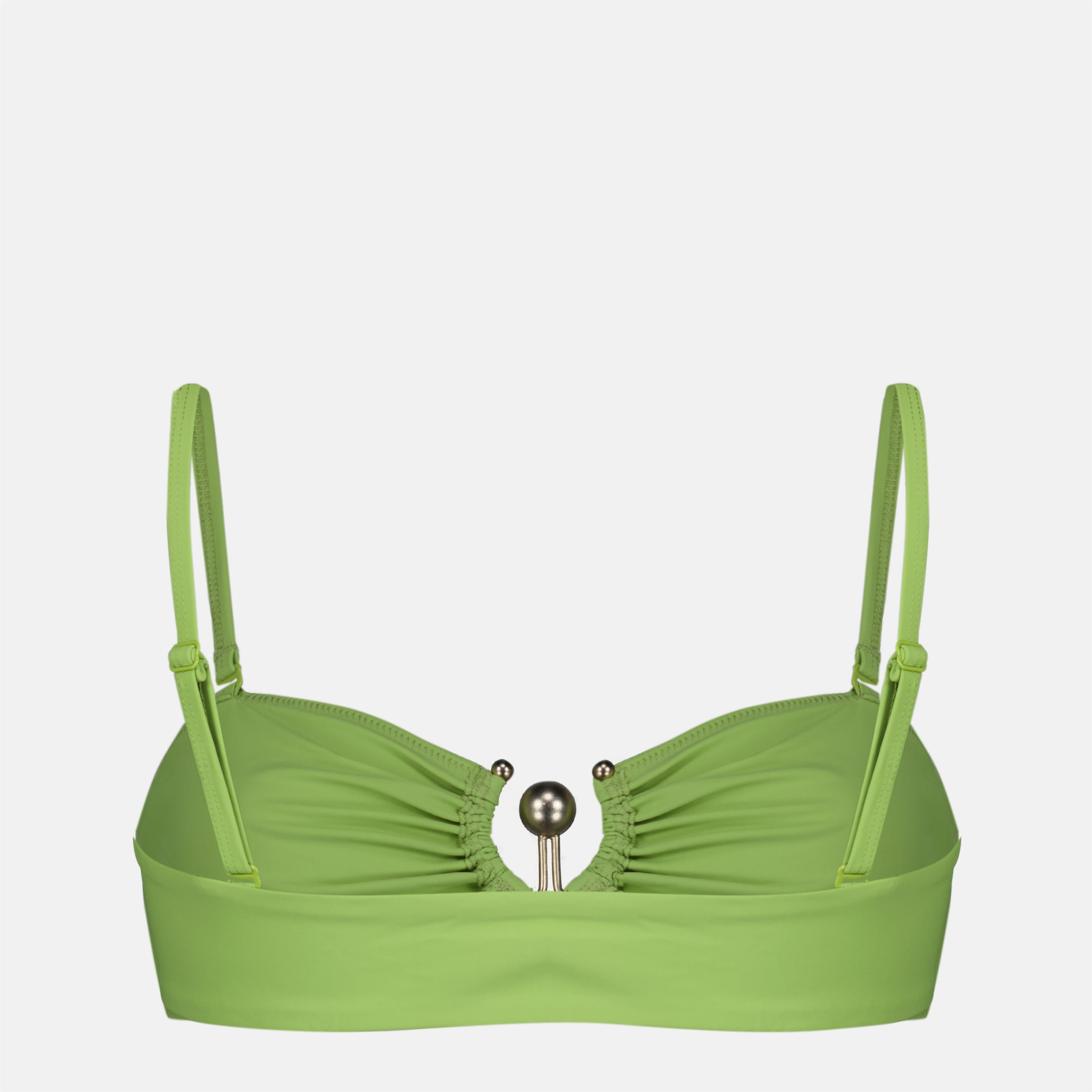 Image de l'article Bandeau Ruched Prong vert de la marque Christopher Esber pour Femme - Saison Printemps-Été 2026 - Vue de Dos