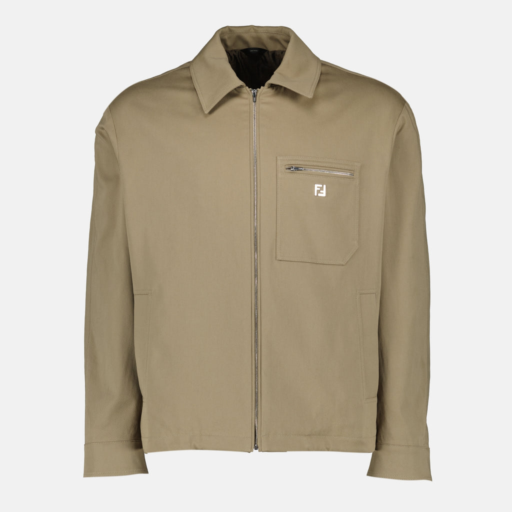 Imagen del artículo Blouson de algodón de la marca Fendi para Hombre - Temporada Otoño-Invierno 2025 - Vista Frontal