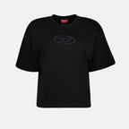 T-shirts T-shirt crop T-Buxt Diesel Noir Femme
