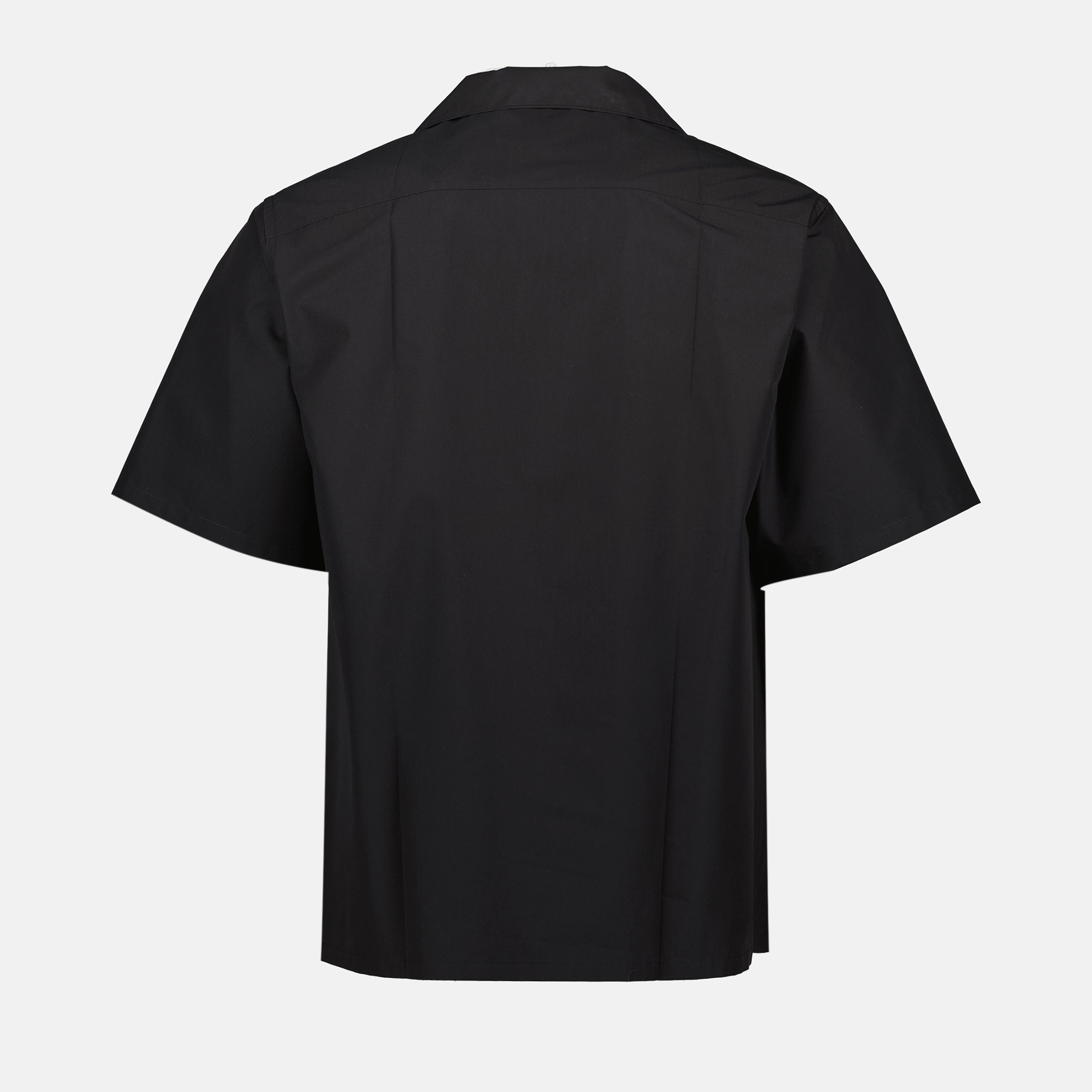 Camisas Camisa de Manga Corta Prada Negro Homme