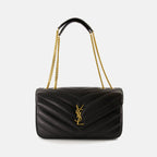 Immagine della borsa Loulou medium del marchio Saint Laurent per donna - Stagione Autunno-Inverno 2025 - Vista Frontale