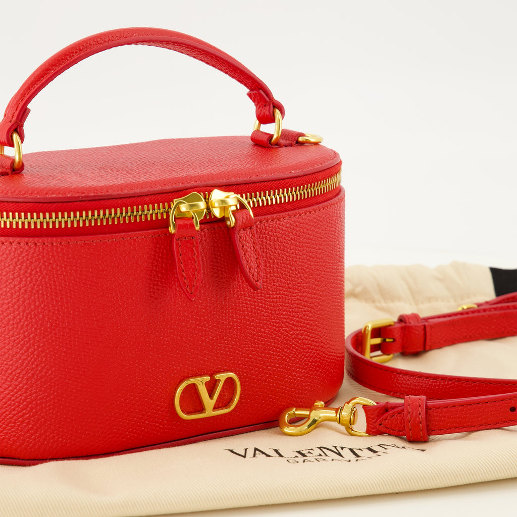 Pochettes Mini sac Vanity Case en cuir rouge Valentino Garavani Rouge Femme
