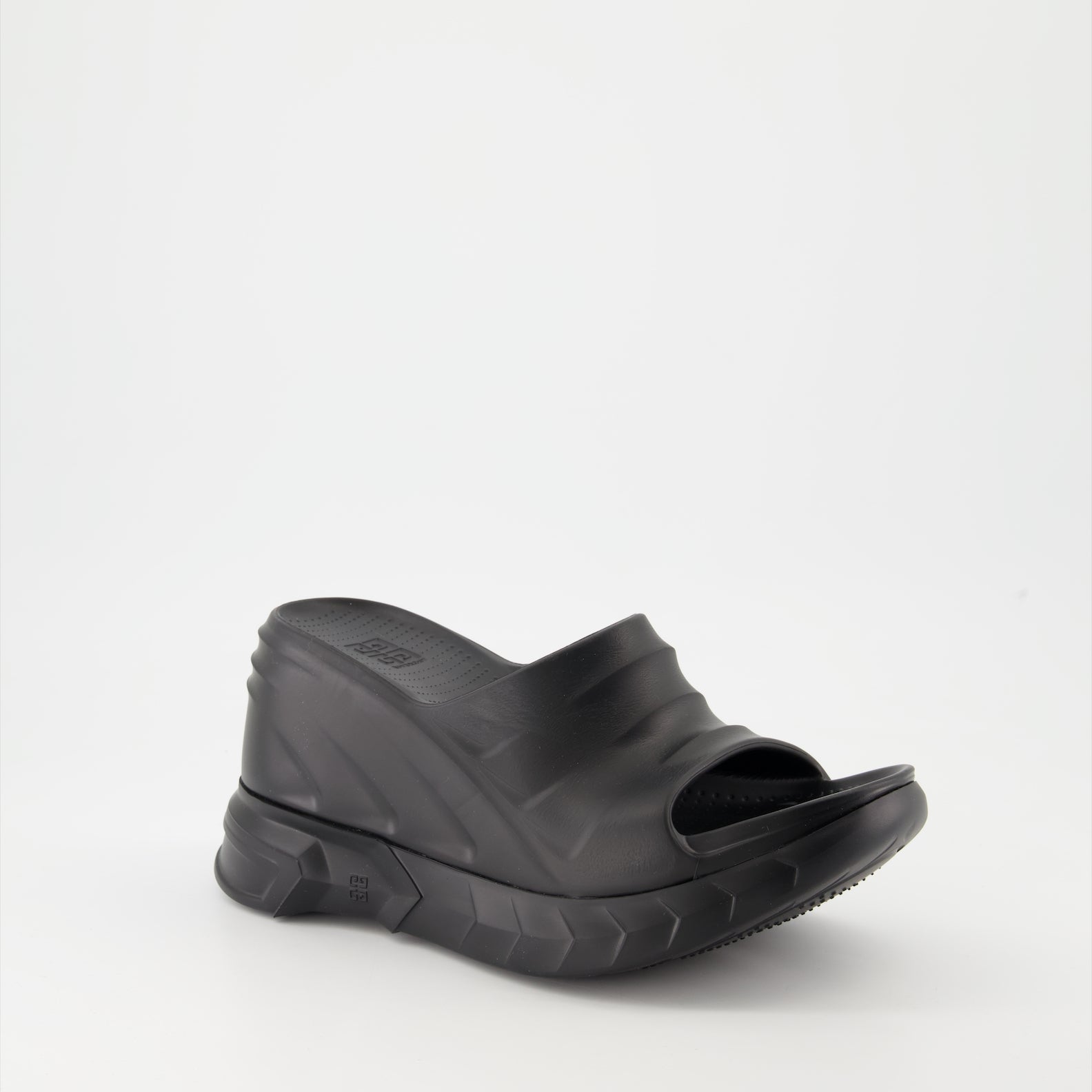 Zapatos de plataforma Sandales compensées Marshmallow Givenchy Negro Femme